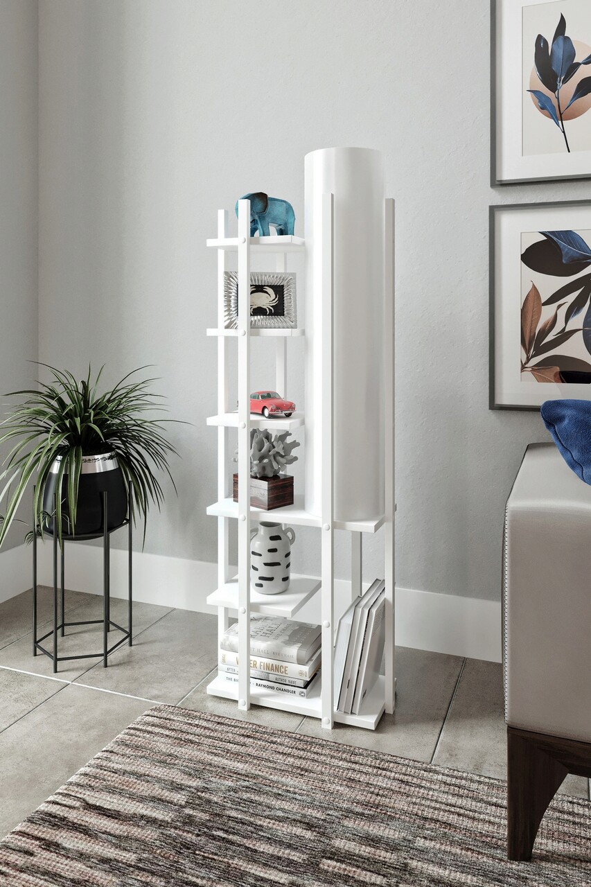 Lampadar, Opviq, 390FLH2154, Alb - imagine 6